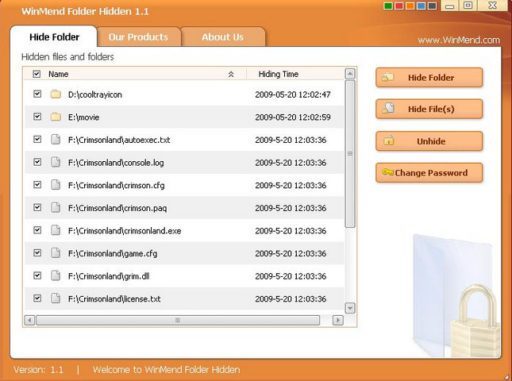 Winmend folder hidden free download full